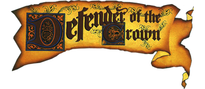 Defender of the Crown logo for Amiga